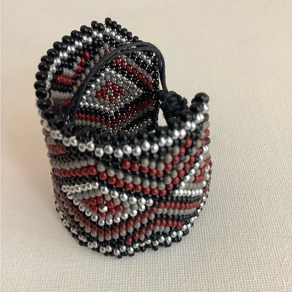 Beadweaving handmade bracelet